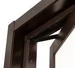 Рото-механизм RM - SWING TRACK ROD ADJ 250 Morelli (черный) для двери высотой до 2484мм
