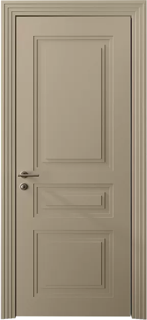 Межкомнатная дверь Imperia-R Neo Classic Scalino, цвет - Серое Льняное волокно эмаль (RAL 075-70-10), Без стекла (ДГ)